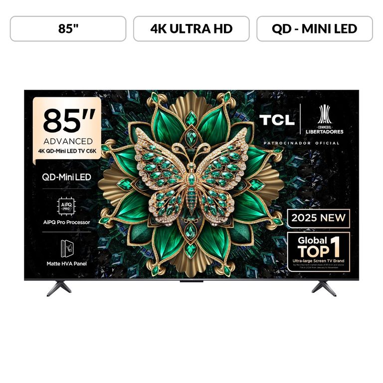 Televisor 85C6K 85" 4K QD Mini LED Google TV