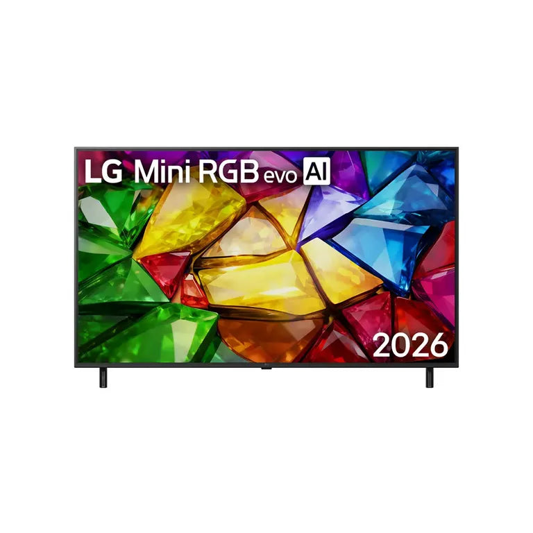 Televisor 55" Mini RGB evo AI 4K Smart TV 2026 Negro 55MRGB85BSC