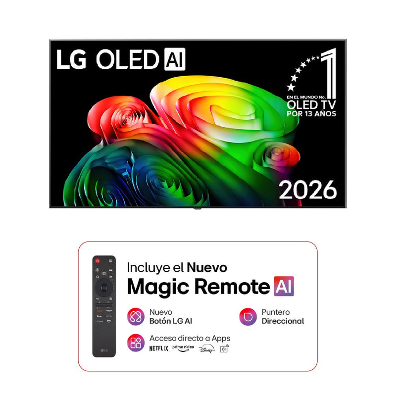 Televisor LG 77" OLED77B6PSA.AWF 4K OLED AI Smart TV 2026