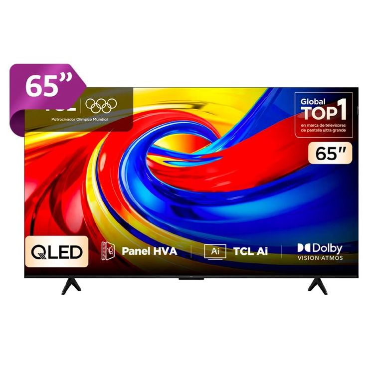 Televisor TCL 65" QLED 65P7L UHD 4K Google TV