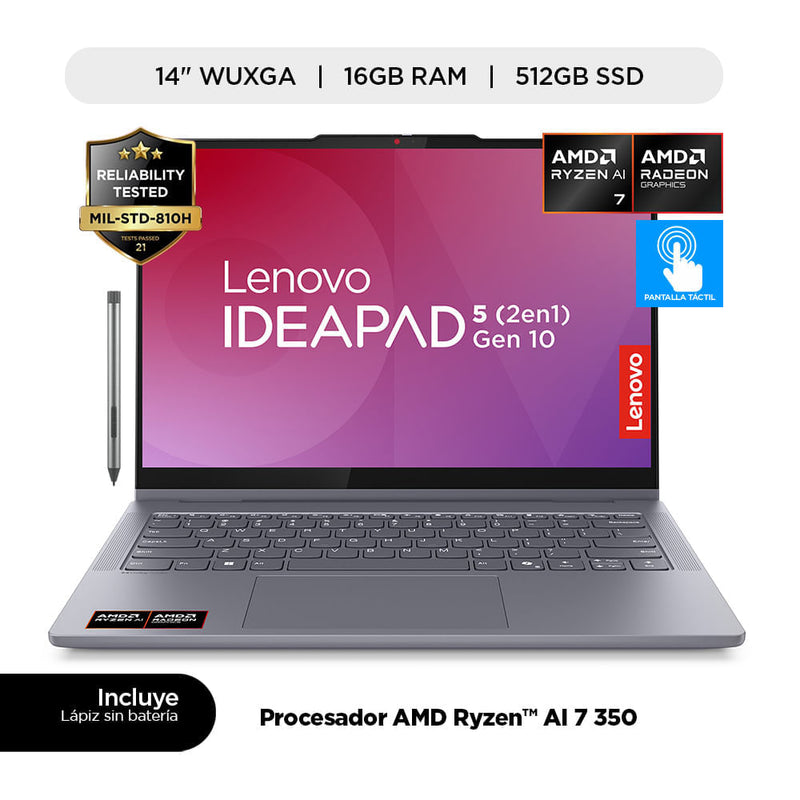 Laptop Lenovo IDEAPAD Slim 3 Gen 10 Core I5-13420H 16GB RAM 512 SSD + Mochila + Mouse
