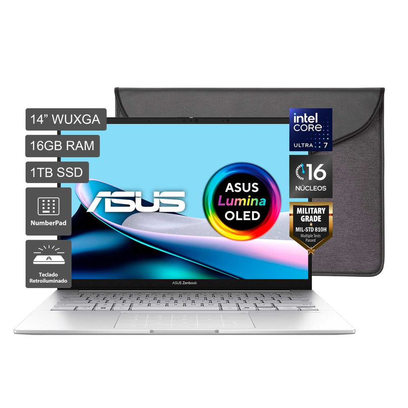Laptop ASUS Zenbook 14 Intel Ultra 7 16GB RAM 1TB SSD 14'' OLED UX3405CA-QL574W