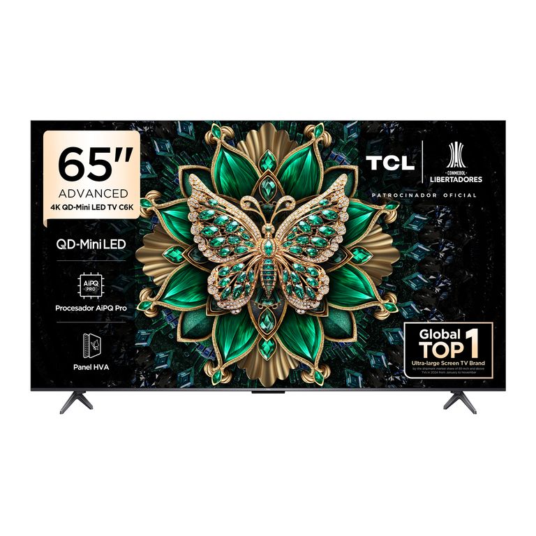 Televisor 65" Qd Miniled 4k 65c6k Google Tv
