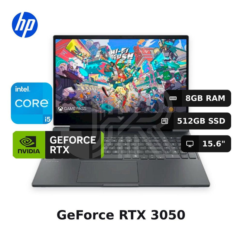 Laptop Hp Victus 15-fa2035la Core I5-13420h 8gb 512gb Ssd Rtx 3050 15.6" (d74jmla#abm)