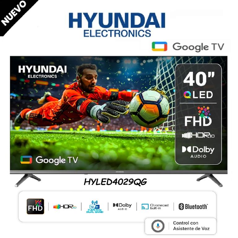 Televisor Hyundai 40" HYLED4029QG Full HD QLED