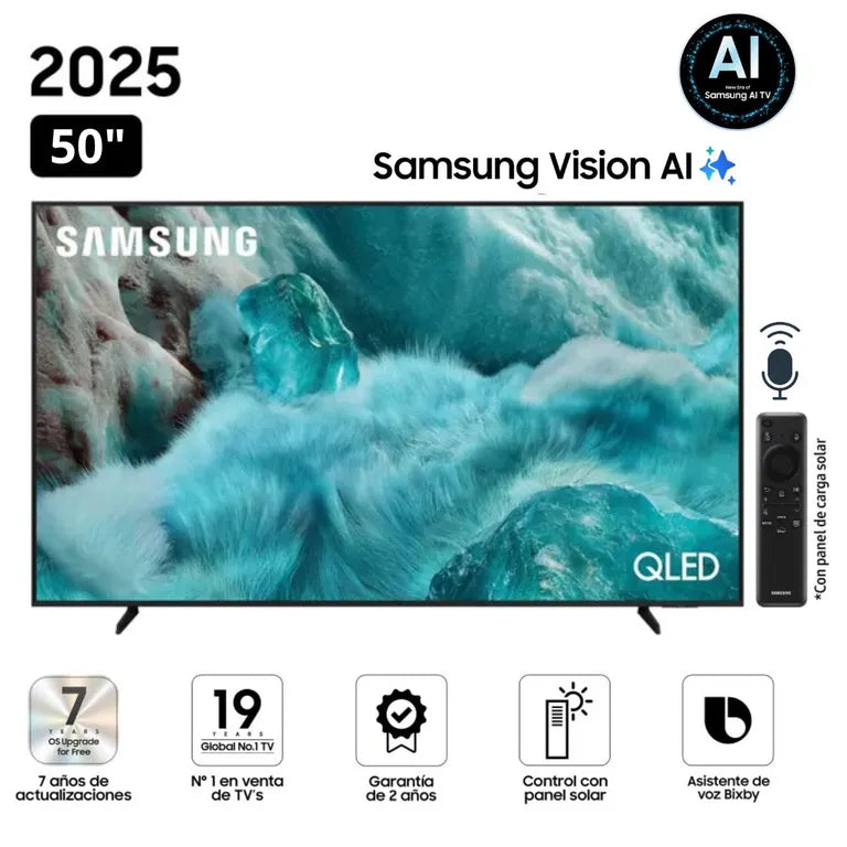 Televisor Samsung 50" QLED Smart UHD 4K Vision Ai QN50Q7FAAG