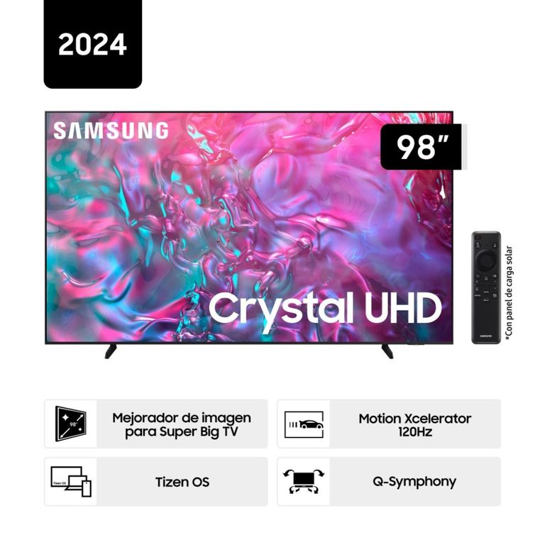 Televisor 98 Crystal Uhd Du9000 4k Tizen Os Smart Tv (2024)