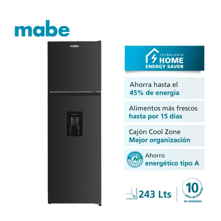 Refrigerador Black Steel 243L