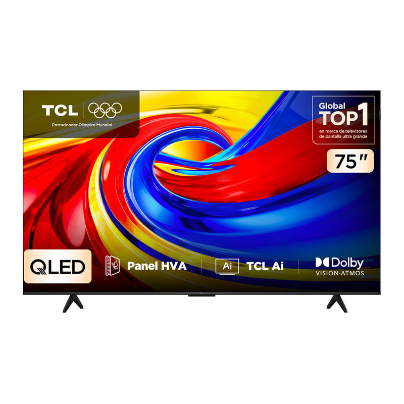 Televisor TCL 75" QLED 75P7L UHD 4K Google TV