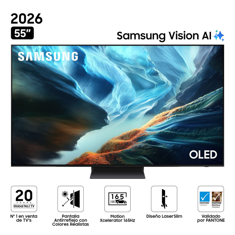 Televisor Samsung 55" QN55S90HAGXPE QD OLED UHD 4K