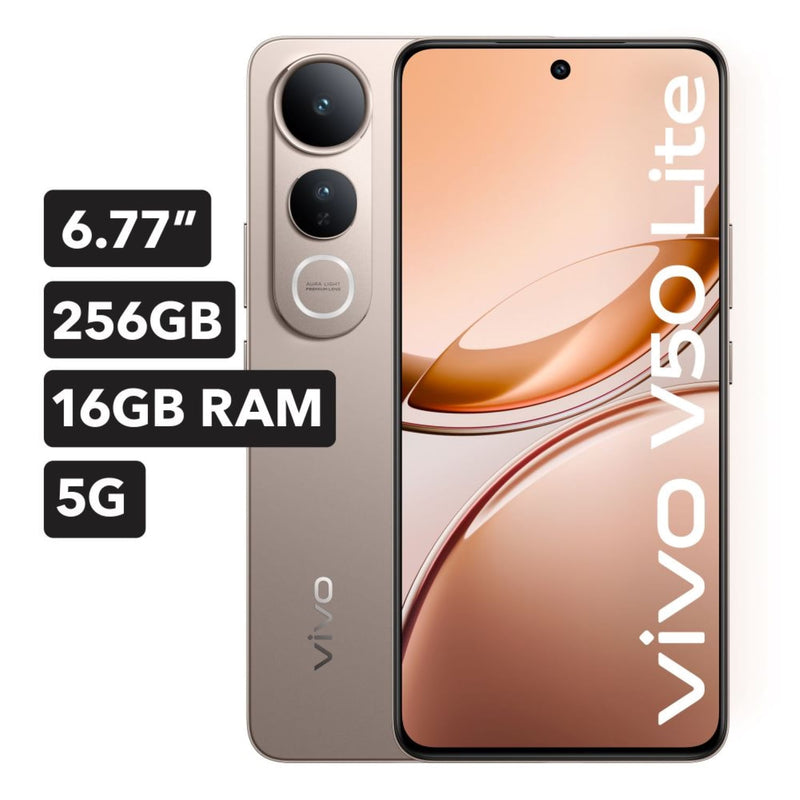 Celular Vivo V50 LITE 5G V2440 256GB 8G DS GOLD