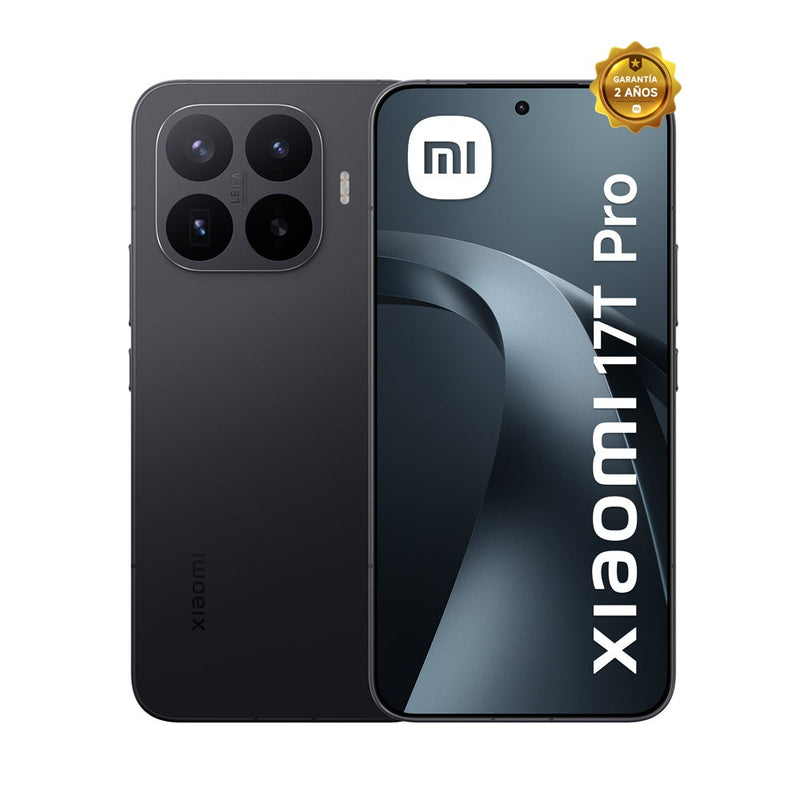 Celular Xiaomi 17T Pro 6.83" 512GB 12GB RAM Negro + Tag Xiaomi 4 Pack