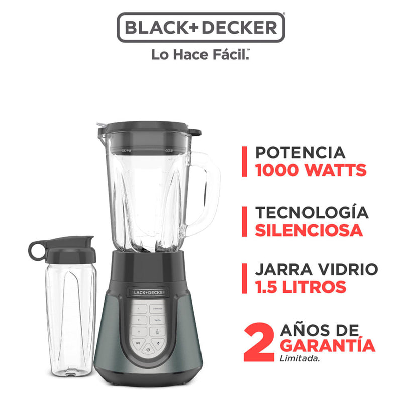 Licuadora BLACK+DECKER 1.5L BL1516-3MDCL Negro