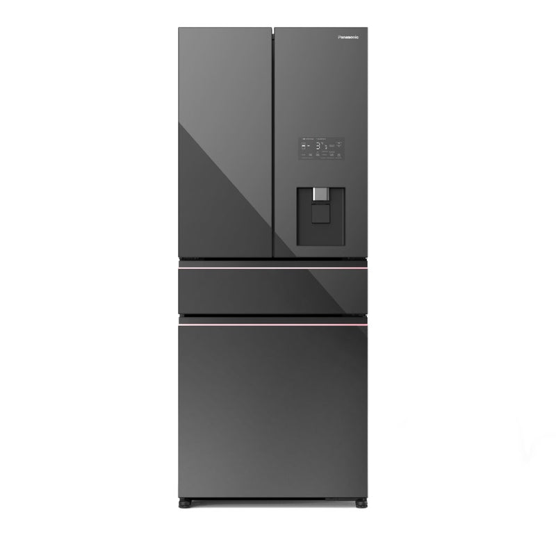 Refrigeradora Panasonic MultiDoor Side by Side Negro Espejado 537 L DB69