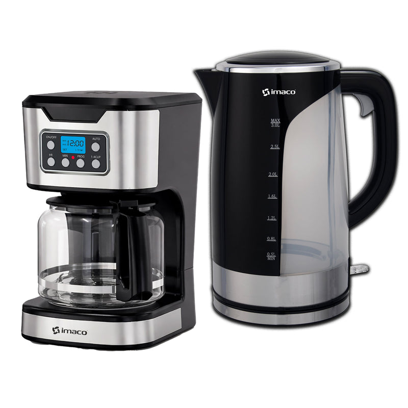 Cafetera Eléctrica CM1282 + Hervidor Eléctrico KE3000