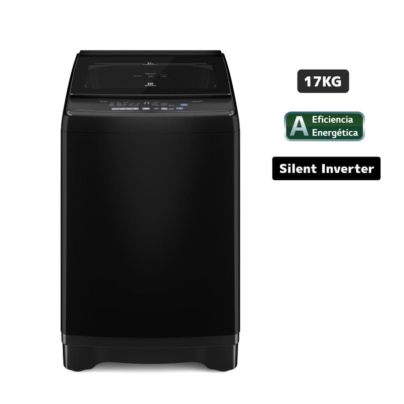 Lavadora ELECTROLUX Carga Superior 17 Kg EWIJ17F2XSYB Negro