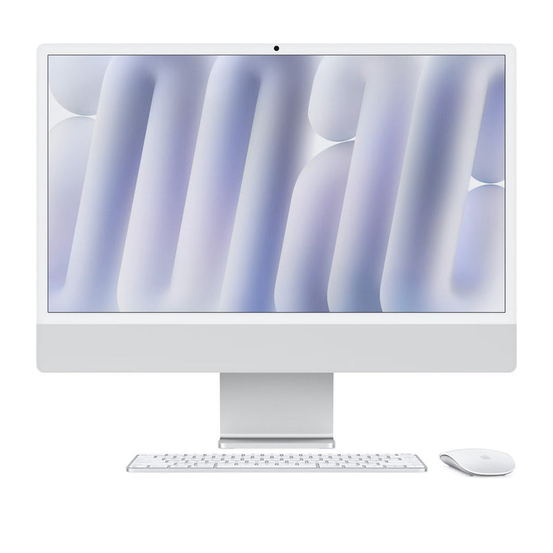 iMac de 24", Chip M4, 24GB RAM, disco sólido de 512GB, modelo MCR24LZ/A, Plata