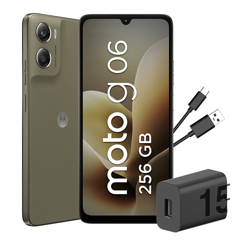 Celular Motorola Moto G06 6.9" 256GB 4GB RAM Café