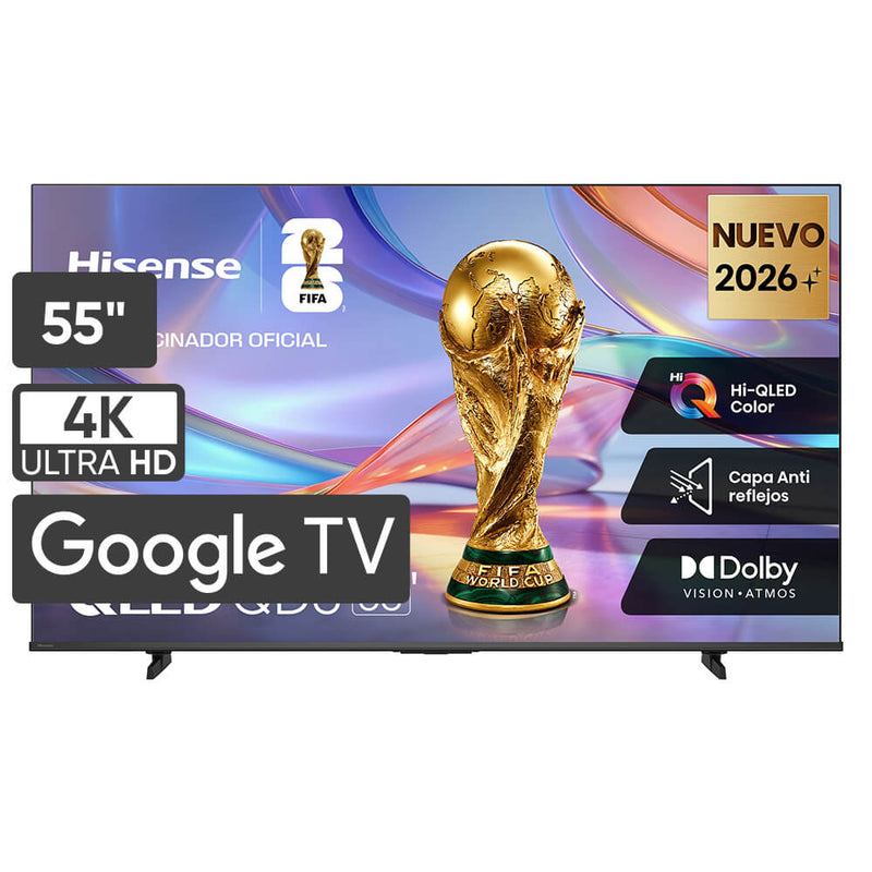 Televisor Hisense Hi-QLED 55" UHD 55QD68SG Google Tv