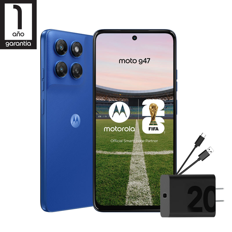 Celular Motorola Moto G47 6.8" 128GB 4GB RAM Azul