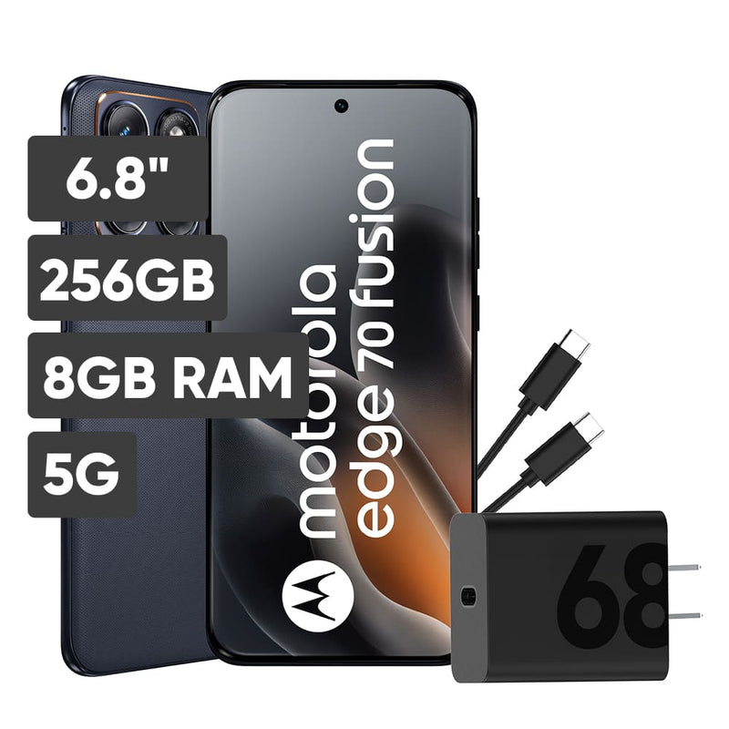 Smartphone MOTOROLA Edge 70 Fusion 6.8" 8GB 256GB 50MP+13MP Azul