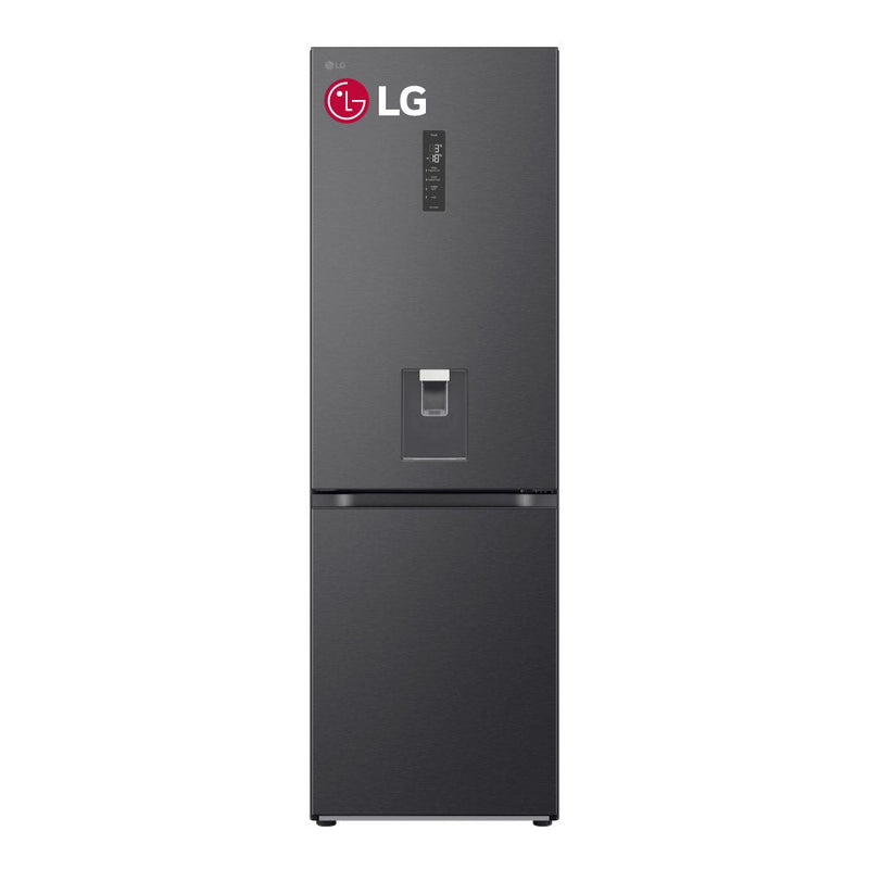 Refrigeradora GB37SPV 339LT Linear Cooling Bottom Freezer Negro Acero