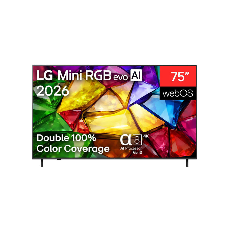 Televisor LG 75" NANO 4K UHD AI NU80 Smart TV 2026