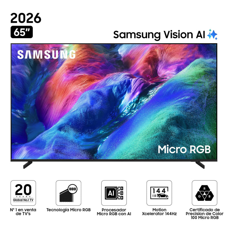 Televisor Samsung 65" MRN65R85HAGXPE MICRO RGB Vision AI