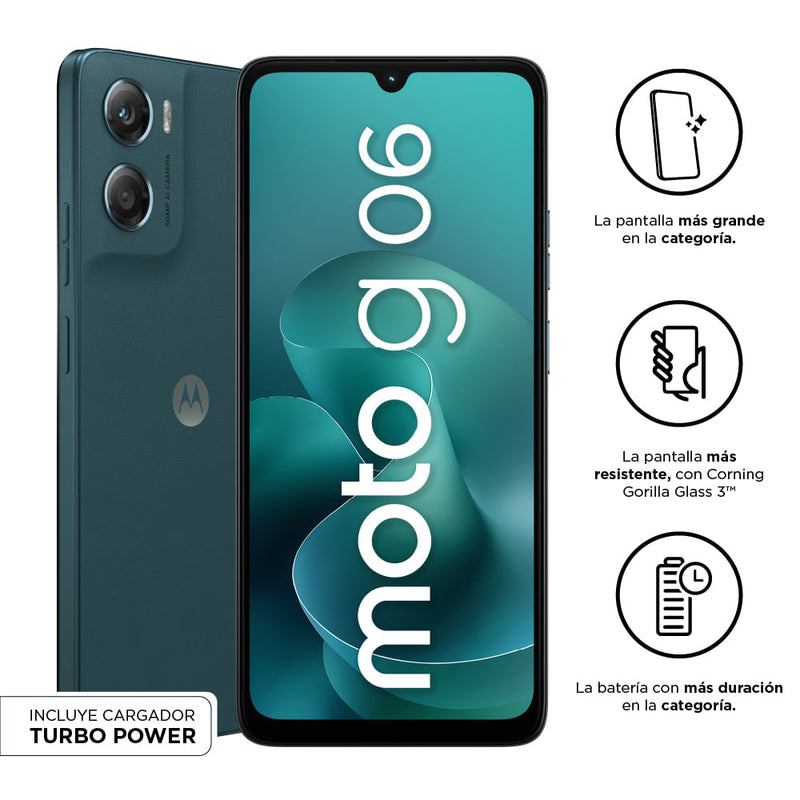 Smartphone Moto G06 4GB+128GB Azul