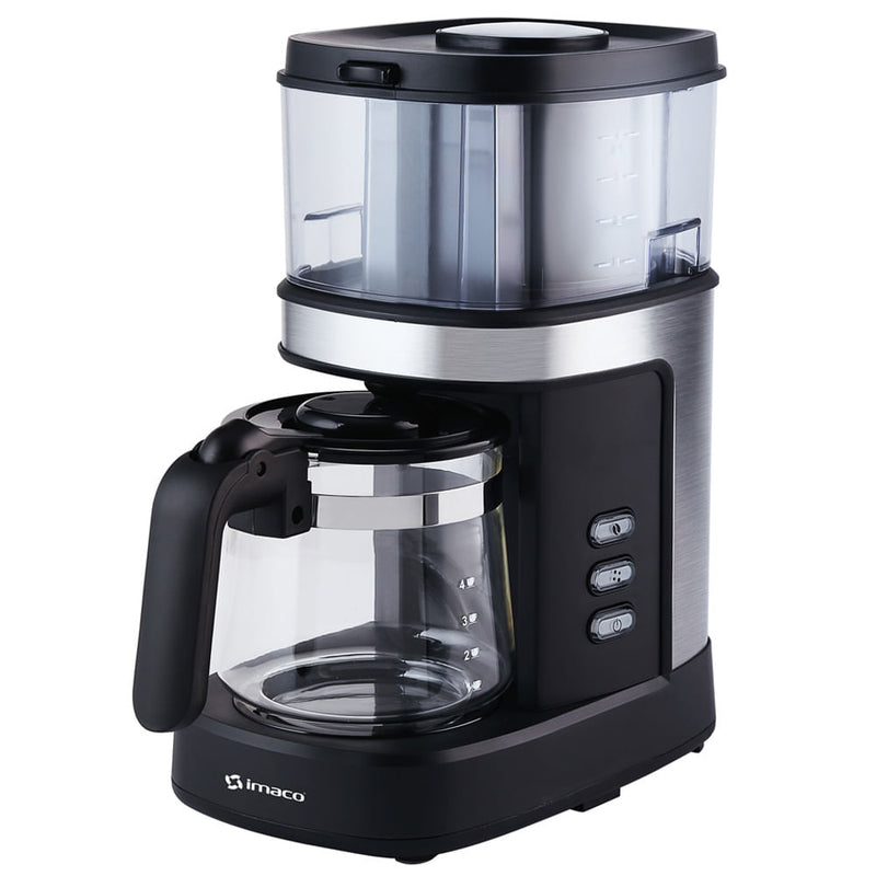 Cafetera con Grinder IMACO 4 Tazas ICMG4070 Negro