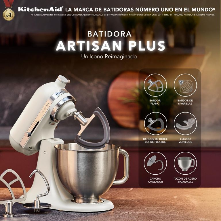 Batidora Artisan Plus con Luz