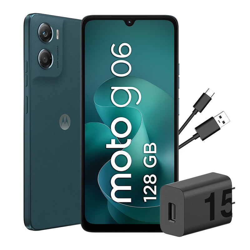 Celular Motorola Moto G06 6.9" 128GB 4GB RAM Azul