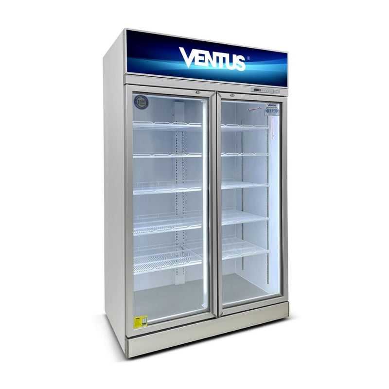 Vitrina Refrigeradora Ventus LG320TC Plata de Acero 320L