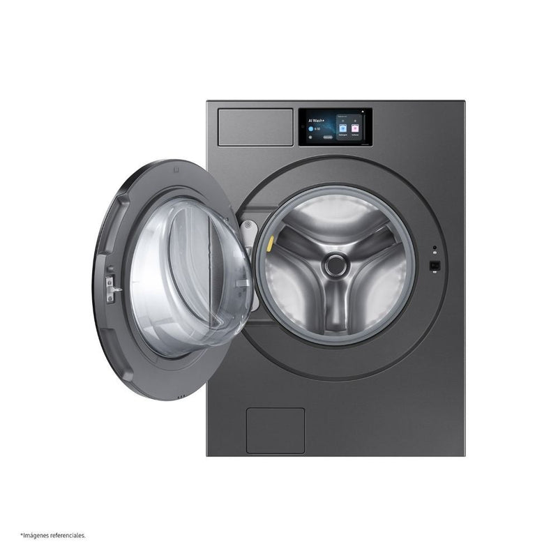 Lavadora Samsung Bespoke AI 25Kg Acero Oscuro WF90F25ADSPE
