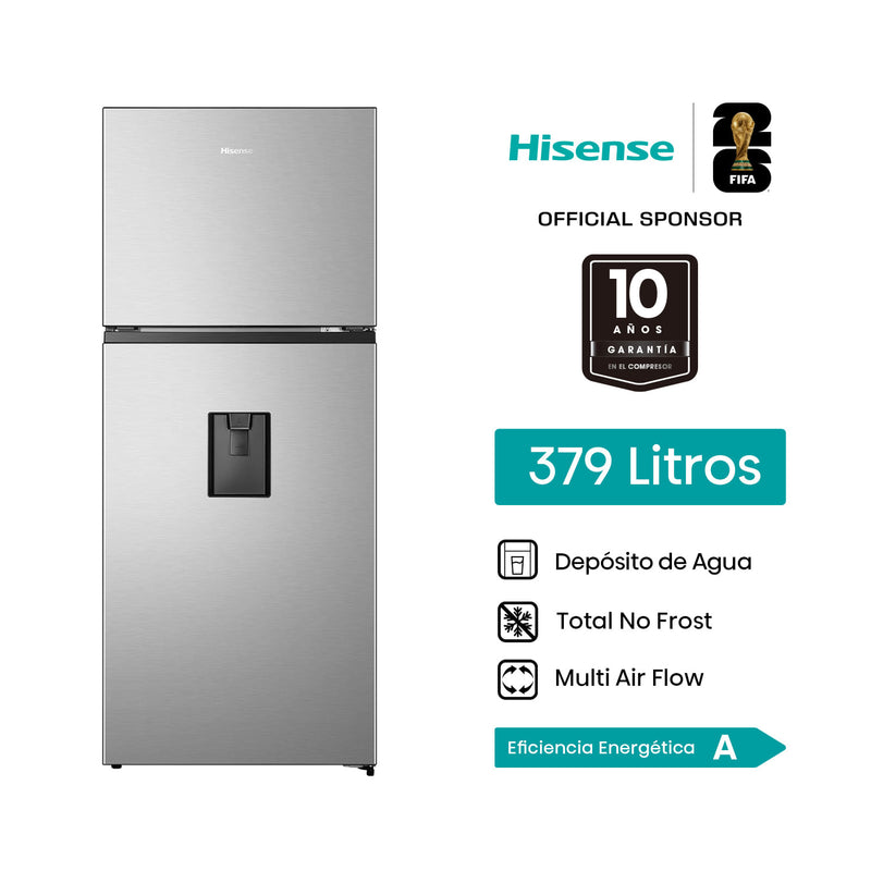 Refrigeradora HISENSE 379L No Frost RT3N375NMCA Gris