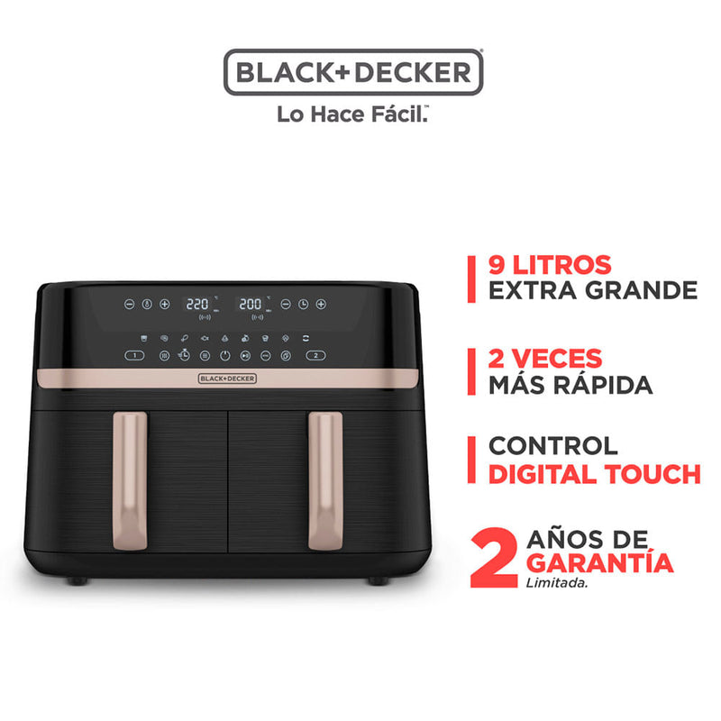 Freidora de Aire BLACK+DECKER Purifry 9L Negro
