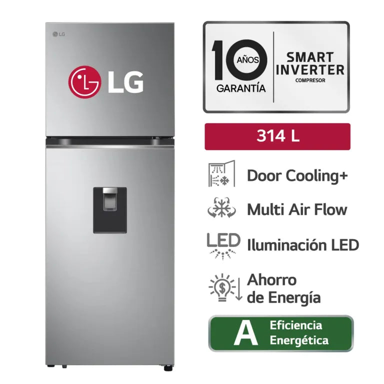 Refrigeradora GT31WPP 314L Door Cooling Top Mount Plateada