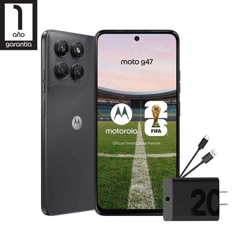 Celular Motorola Moto G47 6.8" 128GB 4GB RAM Gris