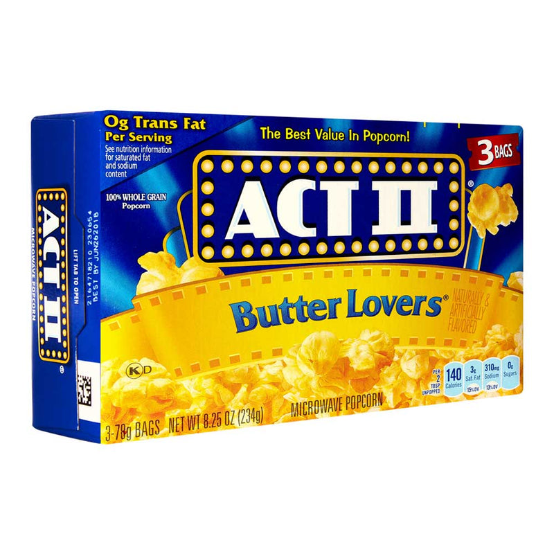 Popcorn Microondas Tripack Act II Lover