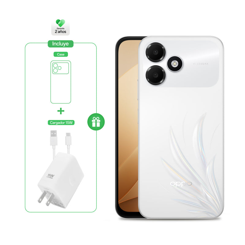 Celular OPPO A6C 4G 4GB 128GB Blanco