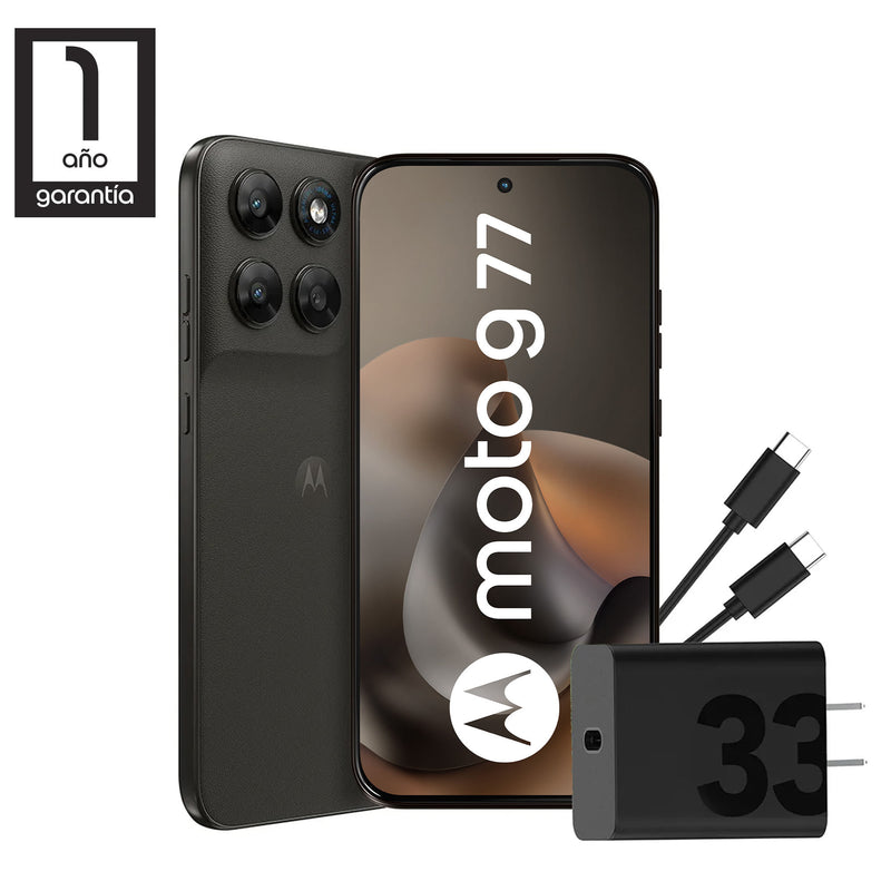 Smartphone MOTOROLA G77 6.8" 8GB 256GB 108MP+8MP Negro
