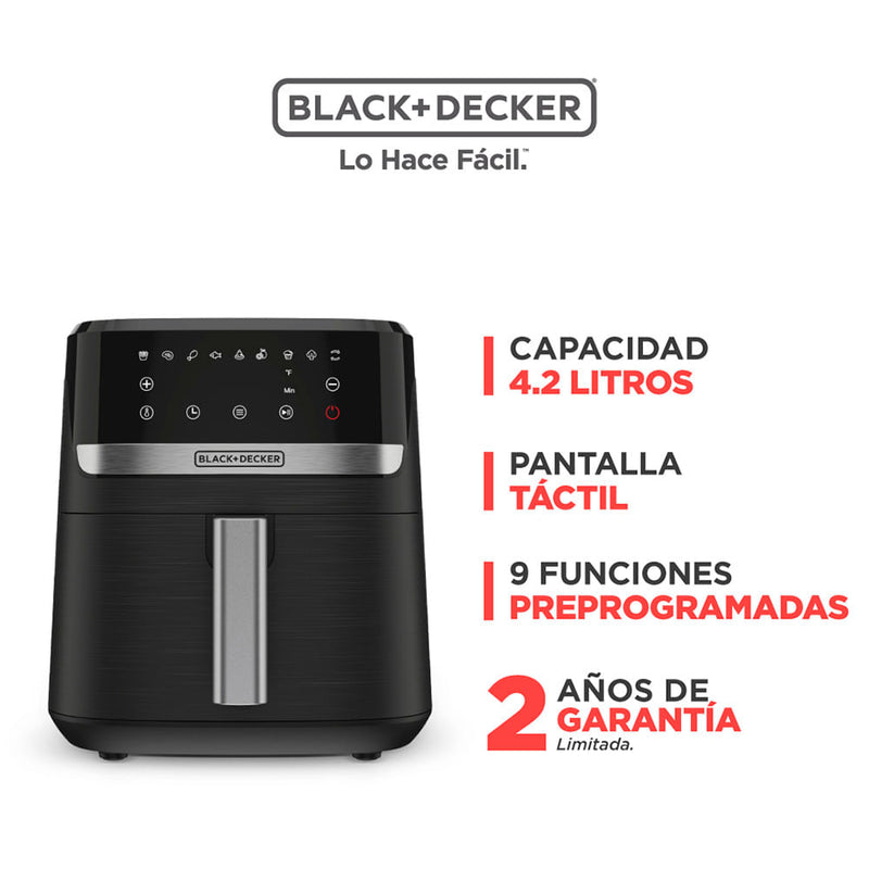 Freidora de Aire BLACK+DECKER Purifry 4.2L Negro