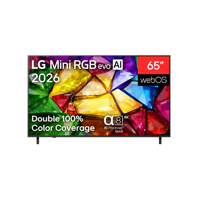 Televisor LG 65" Mini RGB evo AI MRGB85 4K Smart TV 2026