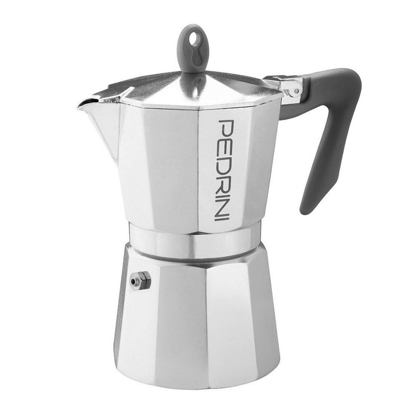 Cafetera Pedrini Moka Italiana Asa Negra 6 Tazas