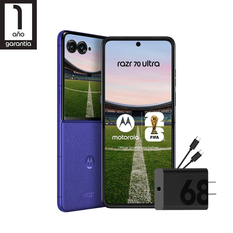 Celular Motorola Razr 70 Ultra 7" 1TB 16GB RAM Azul