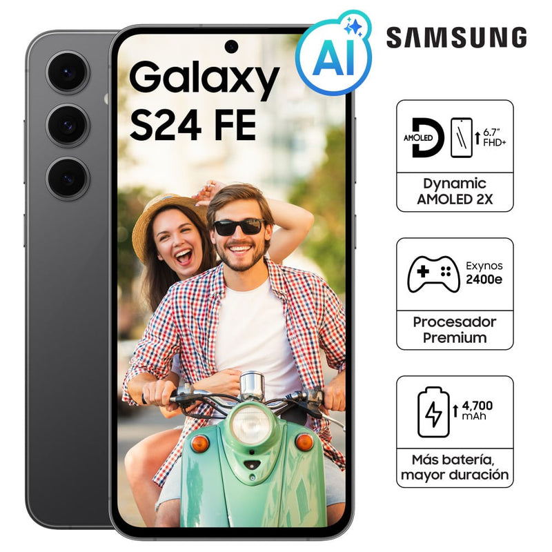 Celular Samsung Galaxy S24FE 8GB RAM 128GB 6.7" Graphite