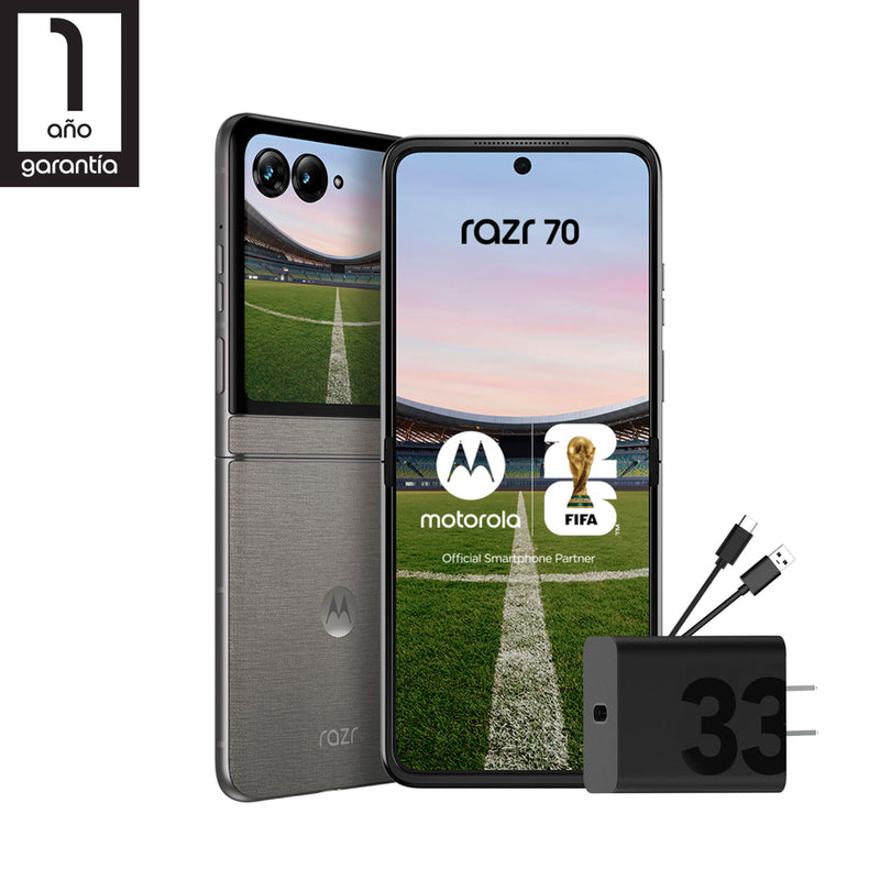 Celular Motorola RAZR 70 12GB + 512GB Gris